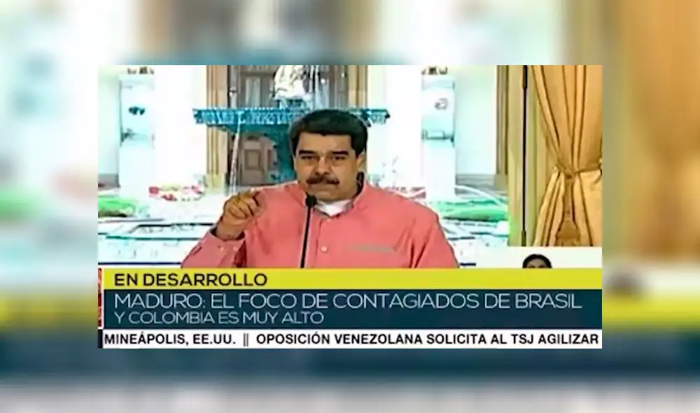 Nicolás Maduro, presidente de Venezuela. Foto: captura de pantalla.