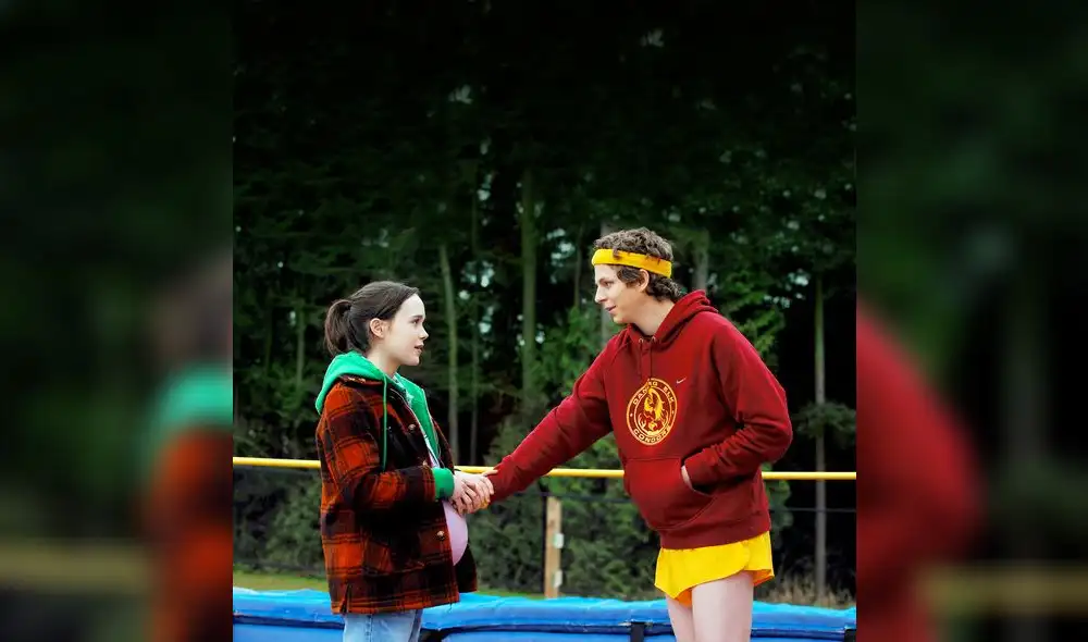 Elliot interpretando a Juno MacGuff, el papel que lo convirtió en una estrella de Hollywood.