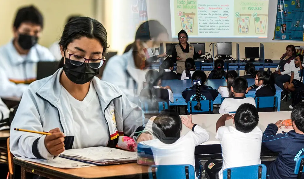 El último período de clases en los colegios actualmente está en curso. En ese sentido, el fin del año escolar 2022 está cada vez más cerca. Foto: composición Fabrizio Oviedo/LR/LR