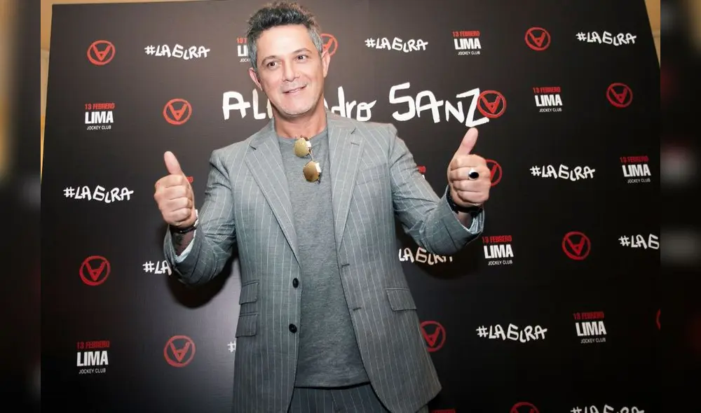 Alejandro Sanz estuvo en Perú y confesó sentir admiración por Anahí de Cárdenas. Foto: La República