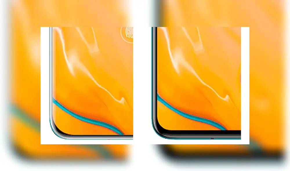 Parte inferior de los nuevos Huawei P40 y P40 Pro. Parte inferior de los nuevos Huawei P40 y P40 Pro.