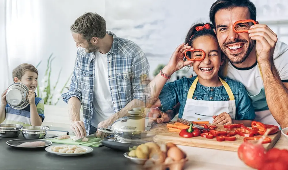 dia del padre comidas. foto: composición LR
