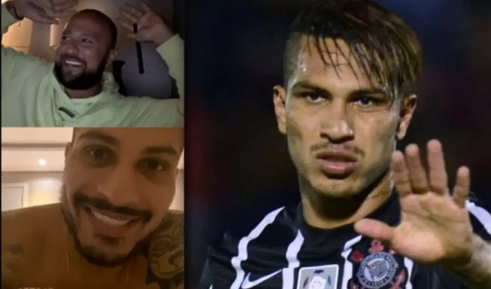 Paolo Guerrero y el 'Chino' Take contaron anécdotas de Brasil. Foto: Instagram Paolo Guerrero y el 'Chino' Take contaron anécdotas de Brasil. Foto: Instagram