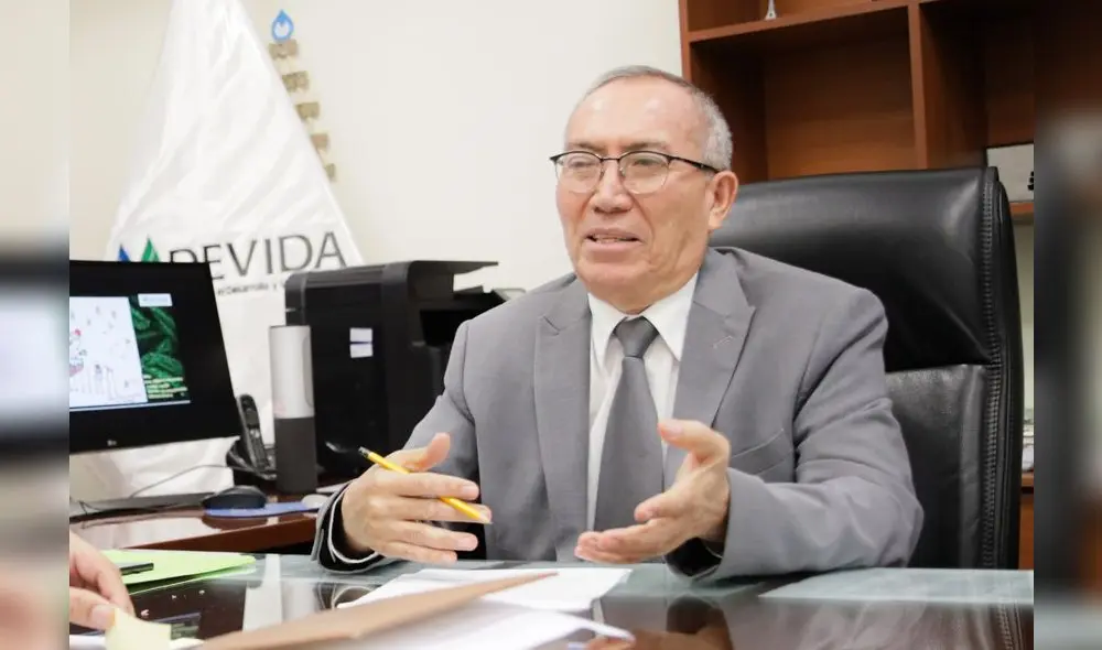 Emilio Arce de la Torre Bueno,  presidente ejecutivo de Devida. Foto: Devida