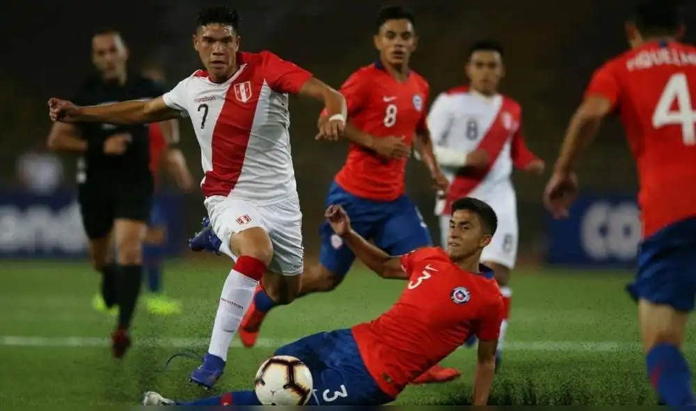Peru cayó 3-2 ante Chile en el 'Clásico del Pacífico' por el Sudamericano Sub 17