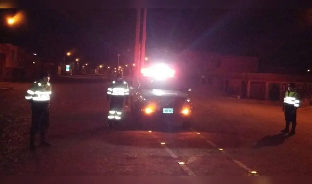 Policía realizó un cerco por el lugar para buscar a los facinerosos. Foto: Policía Nacional.