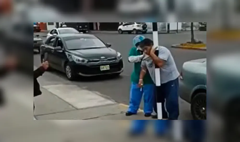 Hombre con COVID-19 escapa de hospital. Foto: Captura Hombre con COVID-19 escapa de hospital. Foto: Captura