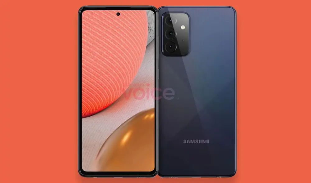El Samsung Galaxy A72 5G tendrá una pantalla de 6,7 pulgadas de diagonal. Foto: Voice