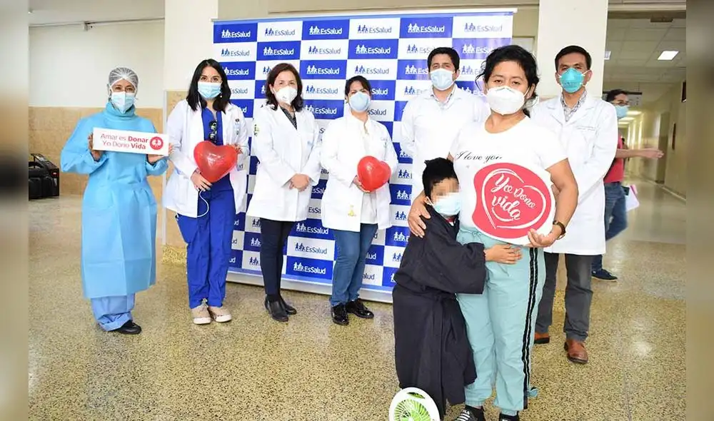 El niño tuvo que ser transferido a Lima donde determinaron que la única solución a su problema de salud era el trasplante renal. Foto: EsSalud
