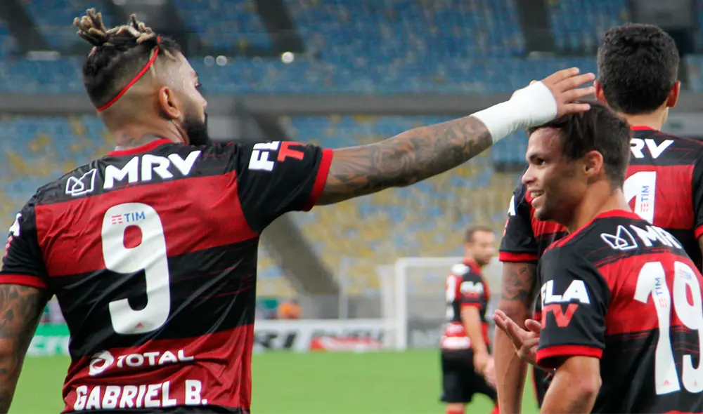 Flamengo venció 2-1 a Fluminense en la final de ida del Campeonato Carioca 2020. | Foto: @globoesportecom