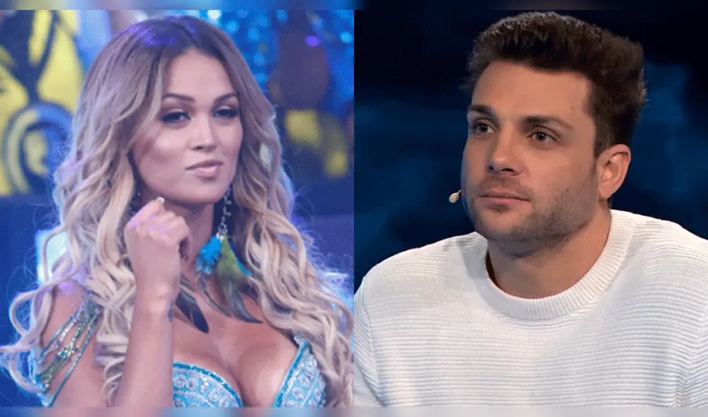 Angie Arizaga y Nicola Porcella