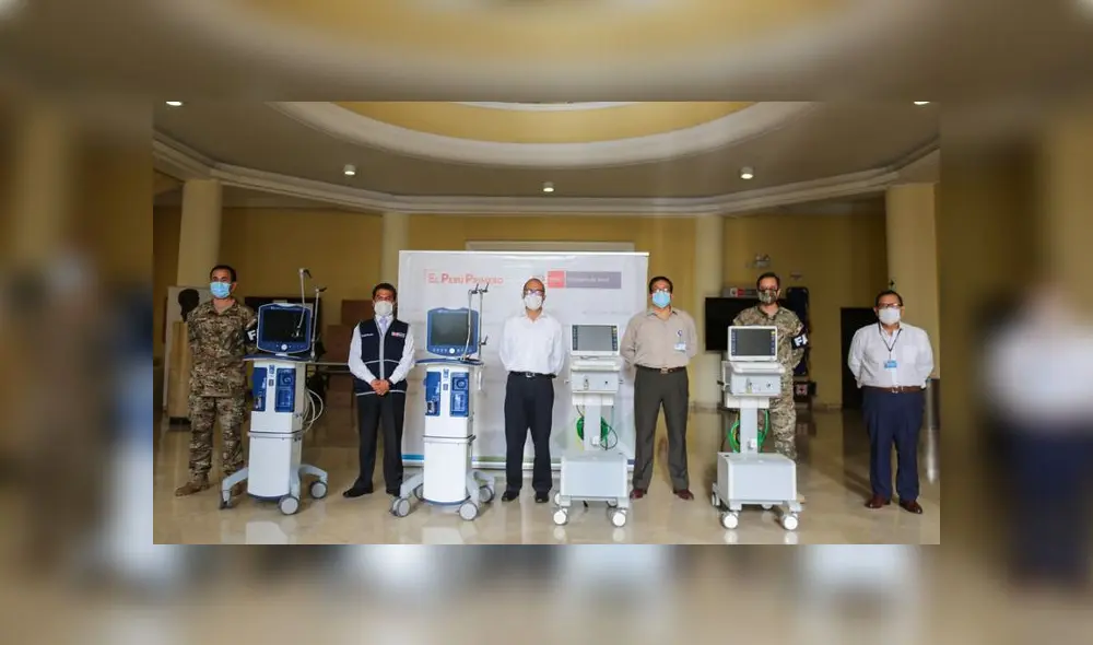La entrega de los equipos se produce bajo la estrategia ‘La Salud nos une’, en la que el Servicio de Electrónica de la Fuerza Aérea se compromete a reparar ventiladores mecánicos para pacientes UCI.(Foto: Minsa) La entrega de los equipos se produce bajo la estrategia ‘La Salud nos une’, en la que el Servicio de Electrónica de la Fuerza Aérea se compromete a reparar ventiladores mecánicos para pacientes UCI.(Foto: Minsa)