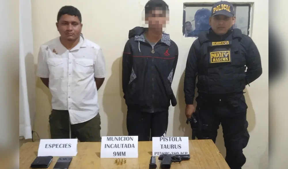 Los sujetos fueron capturados por una turba tras su intento fallido de fuga. Foto: La República Los sujetos fueron capturados por una turba tras su intento fallido de fuga. Foto: La República