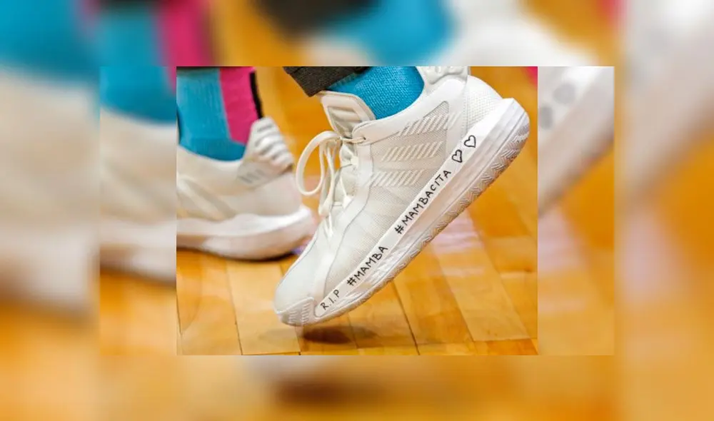 Estrellas de la NBA homenajean a Kobe Bryant con mensajes en sus zapatillas Estrellas de la NBA homenajean a Kobe Bryant con mensajes en sus zapatillas