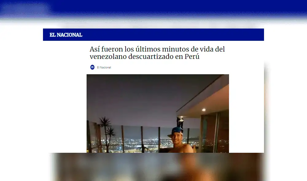 Descuartizamiento en S.M.P.: así informó la prensa venezolana sobre el doble crimen [FOTOS] 