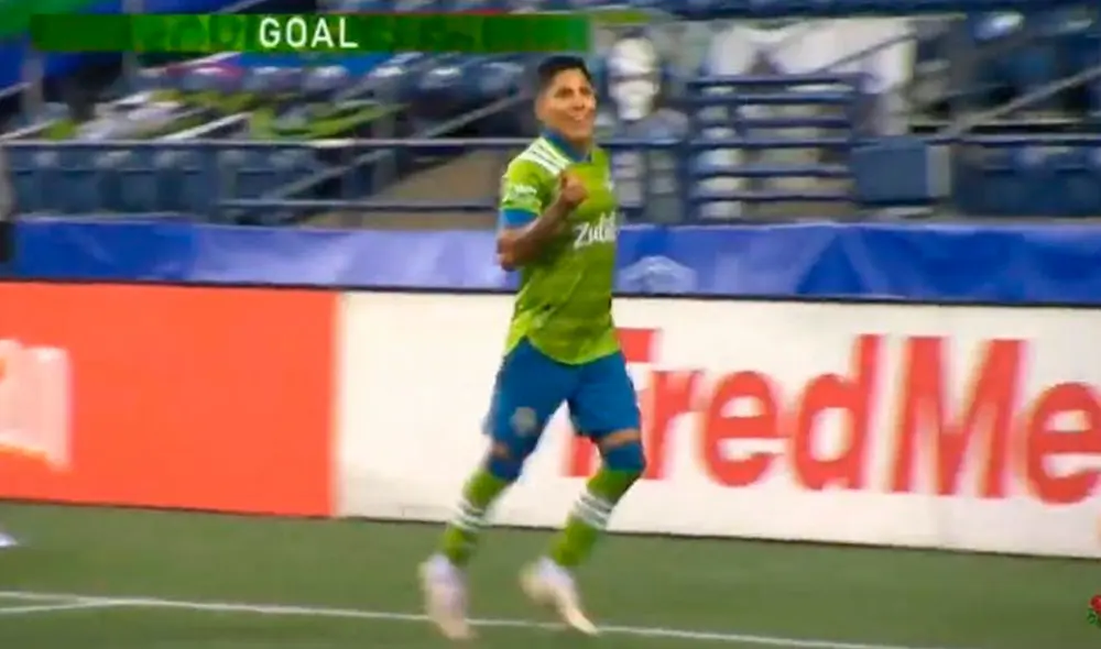 El peruano marcó el tercer tanto en la victoria del Seattle Sounders FC. Foto: Captura/Seattle Sounders