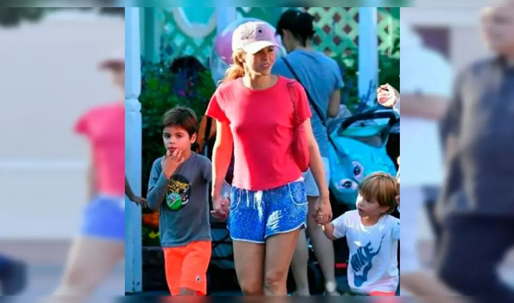 Shakira expuesta por paparazzis paseando sin prenda íntima con sus hijos [FOTOS]