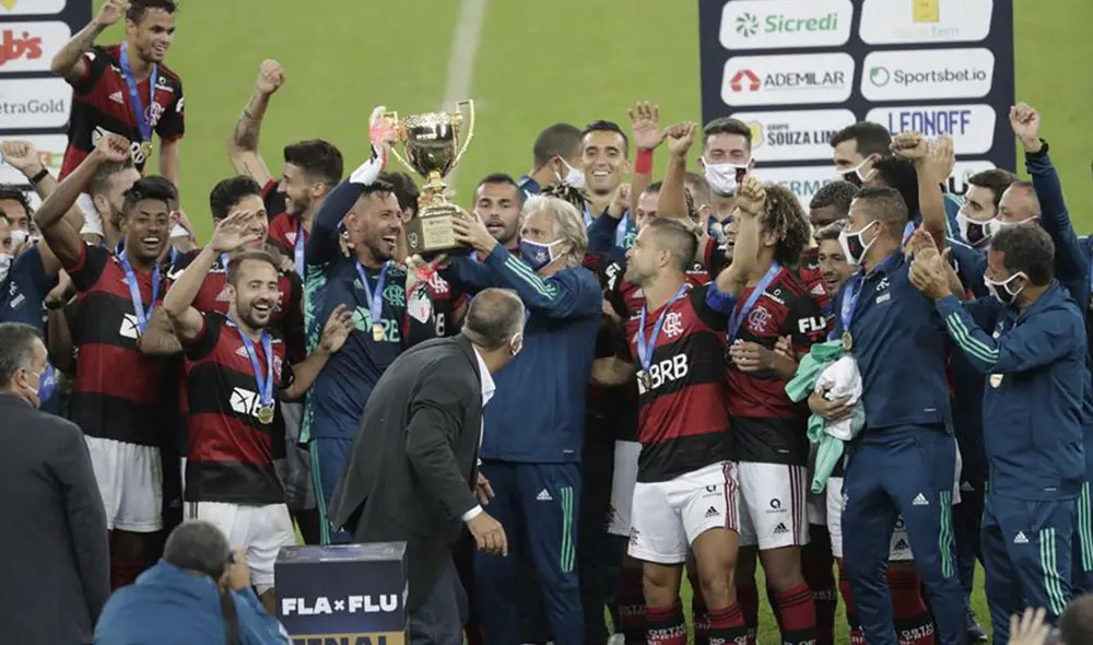Flamengo venció 1-0 a Fluminense. Foto: EFE.