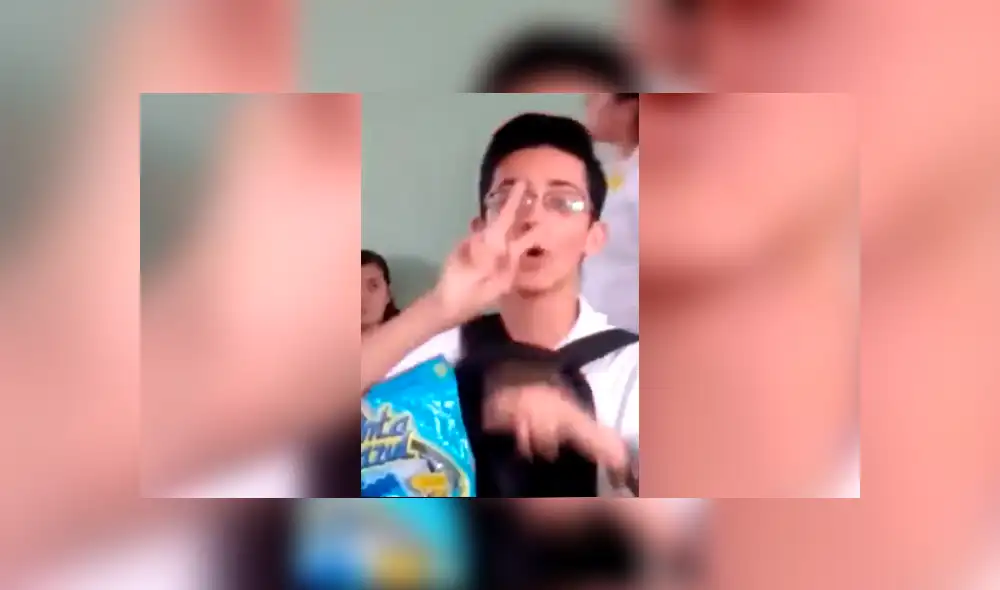 Facebook viral: alumno sorprende con truco que usa para vender golosinas en plena clase [VIDEO]