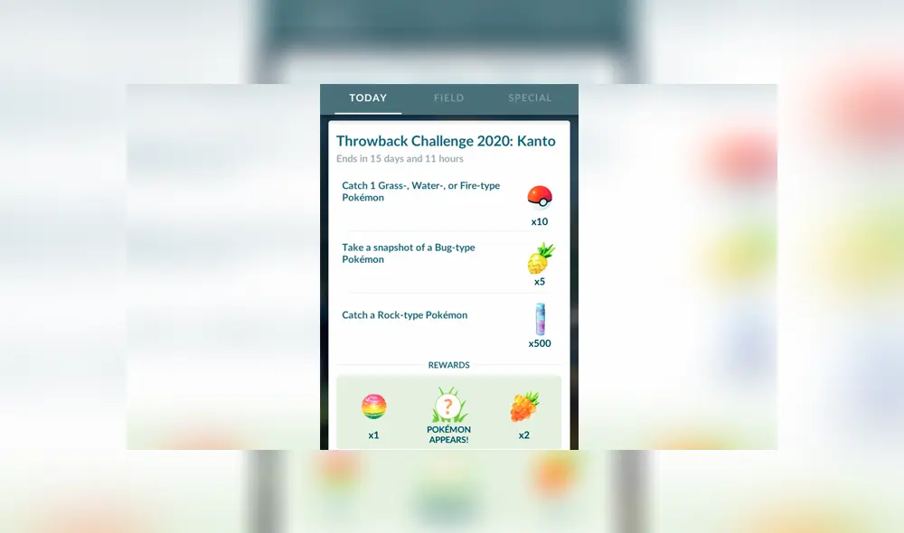 Estas son algunas de las novedades del Throwback Challenge. Revisa toda la info en la nota.