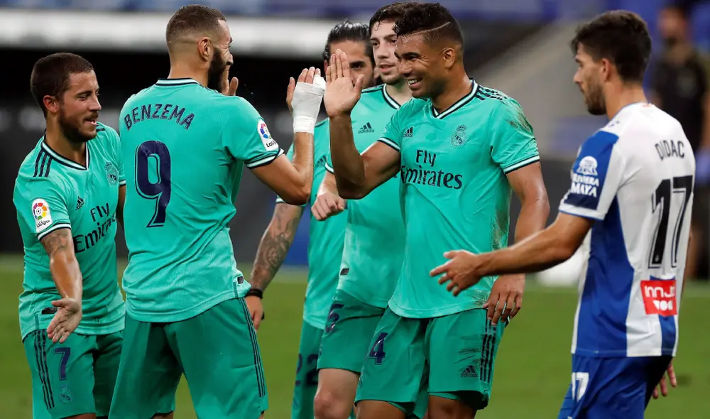 Casemiro marcó el primer tanto del partido. (Créditos: EFE) Casemiro marcó el primer tanto del partido. (Créditos: EFE)