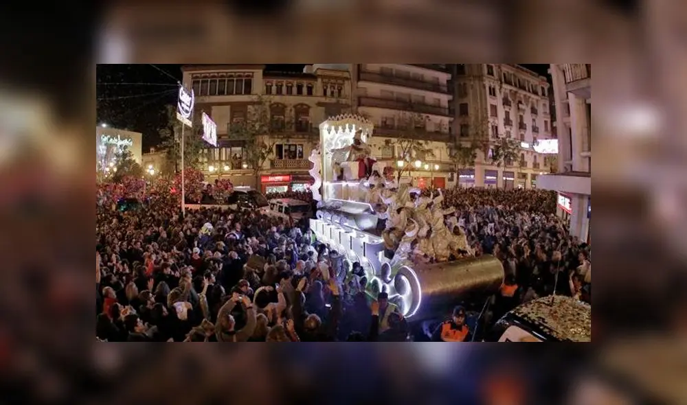 España recibe el día de los Reyes Magos con una tradicional cabalgata. Foto: Difusión