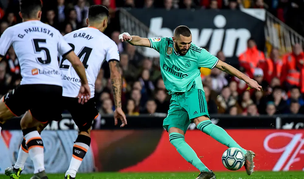 Sigue aquí EN VIVO y EN DIRECTO la semifinal de ida entre el Real Madrid vs. Valencia por la Supercopa de España 2020. | Foto: AFP