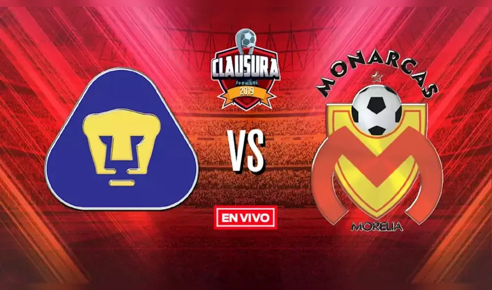 Pumas recibe a Morelia en el Estadio Olímpico Universitario. De ganar, seguirá como líder y Monarcas entre los últimos. (Foto: Internet)