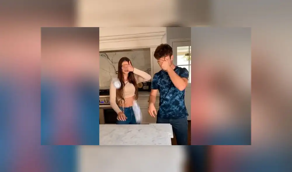 Desliza las imágenes para ver cómo le joven hace 'trampa' para hacer alegrar a su novia. Foto: captura/TikTok Desliza las imágenes para ver cómo le joven hace 'trampa' para hacer alegrar a su novia. Foto: captura/TikTok