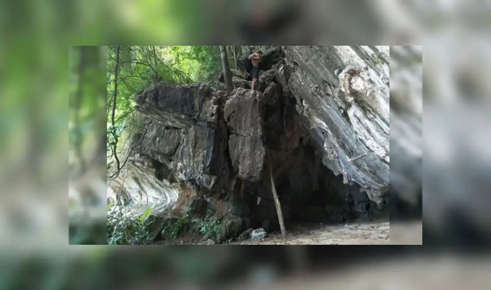 Los jóvenes se instalaron en una caverna de la bahía de Tonsay. Fuente: Radio Mitre.