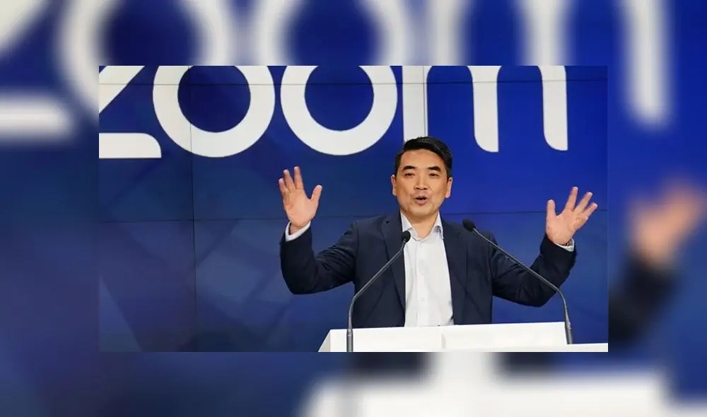 El fundador y CEO de Zoom, Eric Yuan. Foto: AFP. El fundador y CEO de Zoom, Eric Yuan. Foto: AFP.