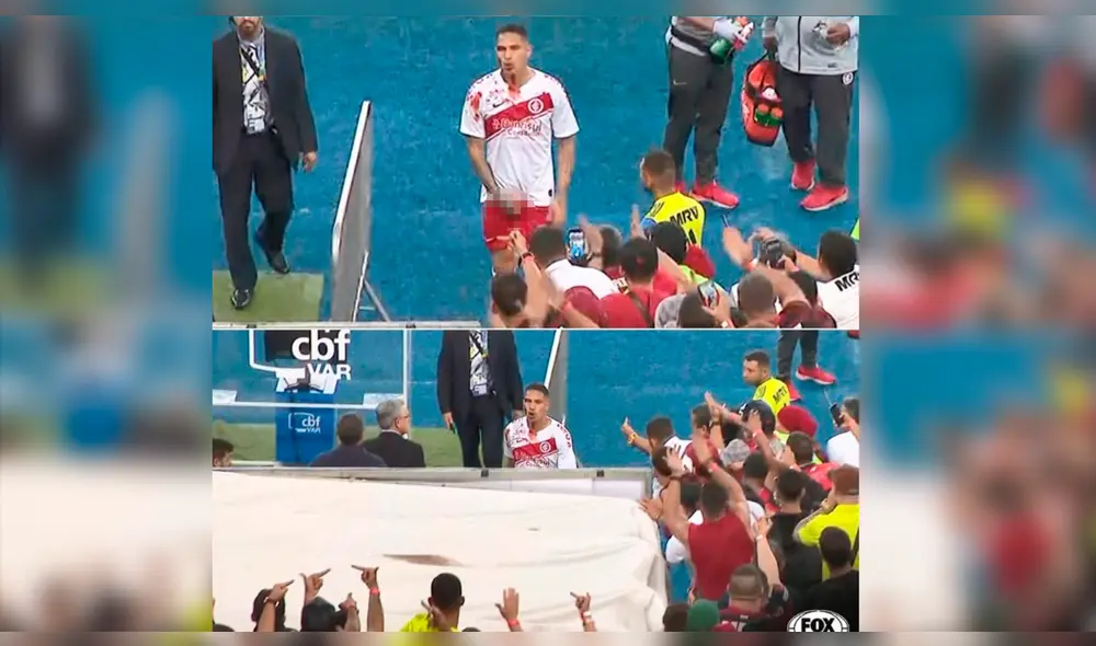 Paolo Guerrero: insultos y gestos obscenos contra hinchada del Flamengo. Foto: Captura de video. Paolo Guerrero: insultos y gestos obscenos contra hinchada del Flamengo. Foto: Captura de video.