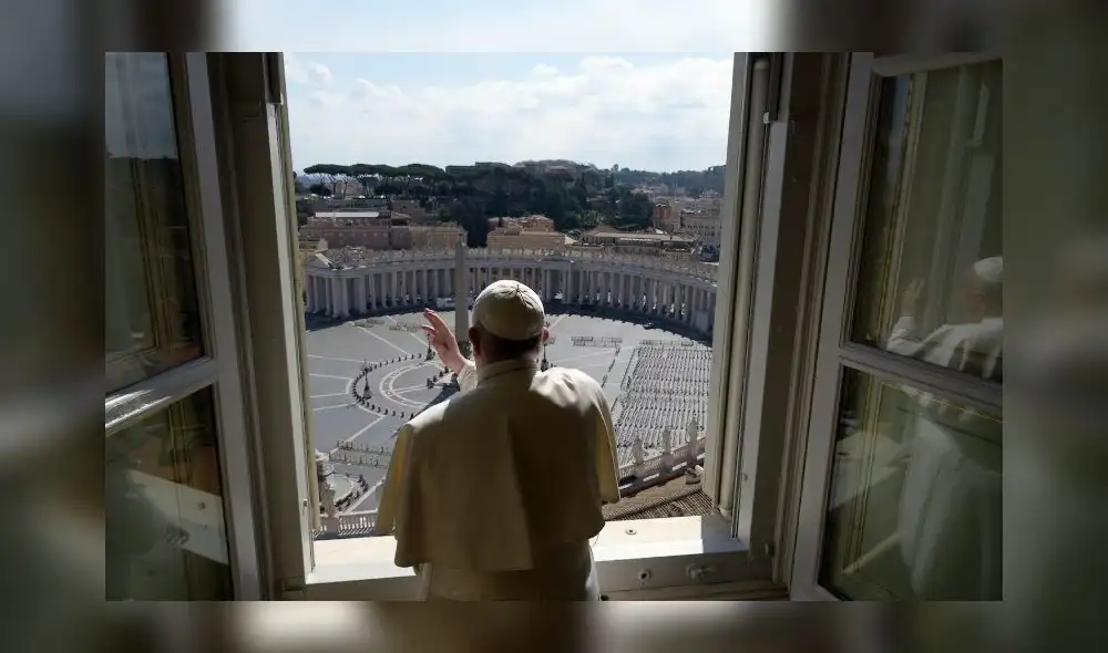 El papa celebrará la Semana Santa sin fieles a causa del coronavirus. Foto: Vatican Media. El papa celebrará la Semana Santa sin fieles a causa del coronavirus. Foto: Vatican Media.