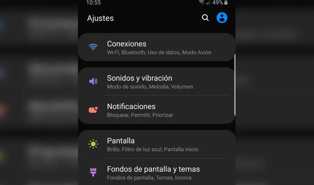 Las opciones pueden encontrarse en el apartado de conexiones en Android y iPhone. Foto: Muy Computer
