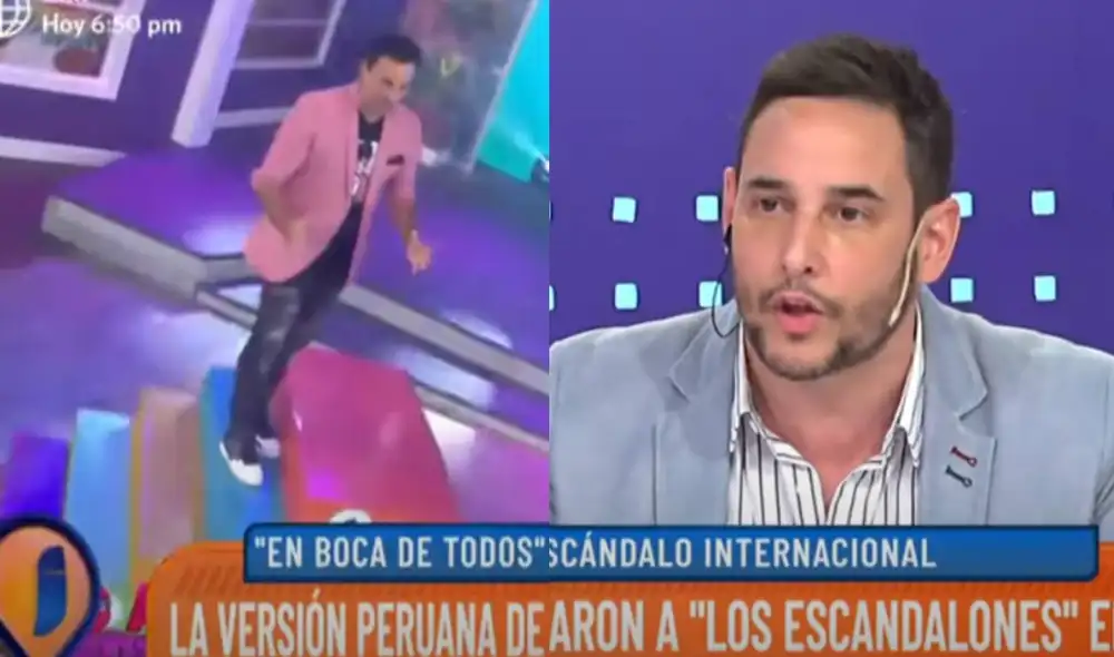 Conductor argentino de TV denuncia que secuencia de En boca de todos plagió su programa. | Foto: Composición América Televisión / América TV Argentina Conductor argentino de TV denuncia que secuencia de En boca de todos plagió su programa. | Foto: Composición América Televisión / América TV Argentina