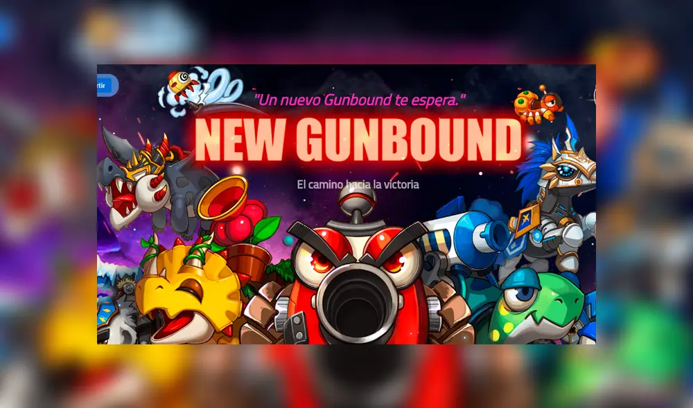 Para registrarte debes ingresar a la página oficial de 'New Gunbound' (enlace en la nota).