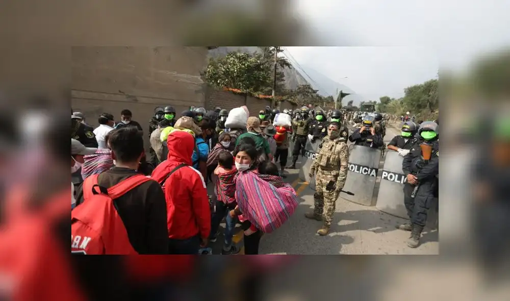 Viceministro de Gobernanza Territorial indicó que realizarán el traslado de las personas con el apoyo de las autoridades regionales. (Foto: Aldair Mejía / La República)