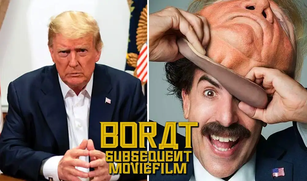 Sacha Baron Cohen arremete contra Donald Trump en Twitter. Foto: composición / Amazon Sacha Baron Cohen arremete contra Donald Trump en Twitter. Foto: composición / Amazon