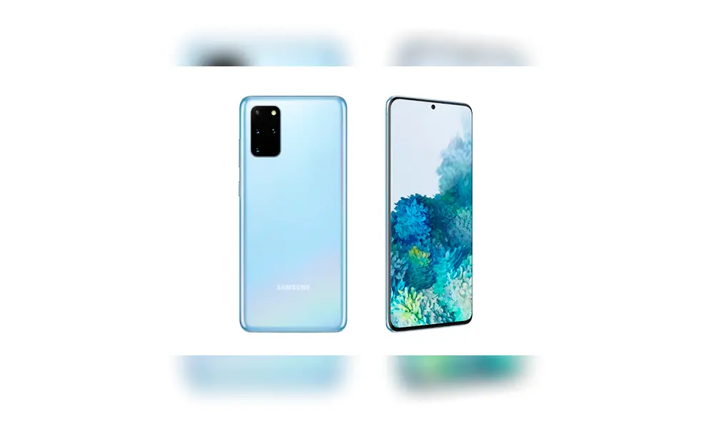 Diseño del Samsung Galaxy S20+.