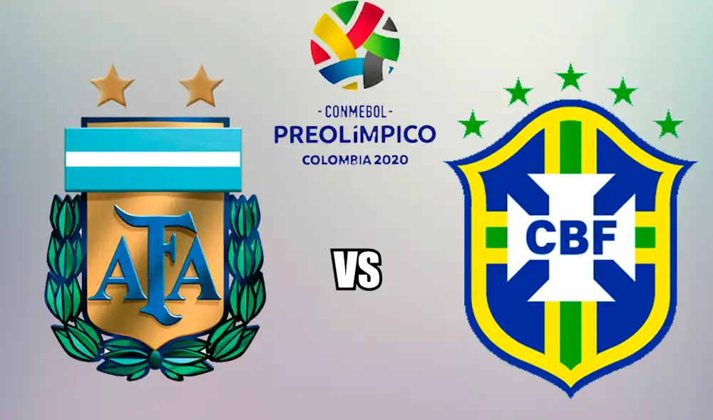 Argentina vs. Brasil sub-23 EN VIVO por el Preolímpico 2020.