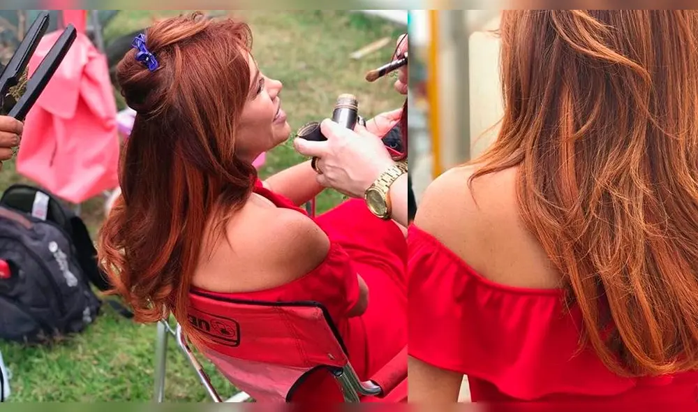 Magaly Medina festeja su regreso a ATV con atrevido bikinazo [VIDEO]