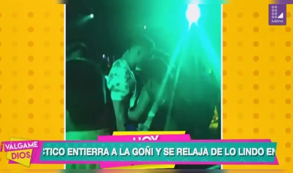 Fabio Agostini olvida a Mayra Goñi y besa apasionadamente a otra mujer