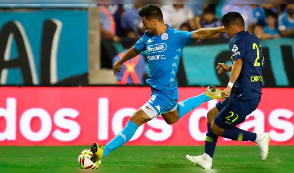 Boca Juniors vs Belgrano: Lértora le 'rompió el arco' al portero y marcó el 1-1 [VIDEO]