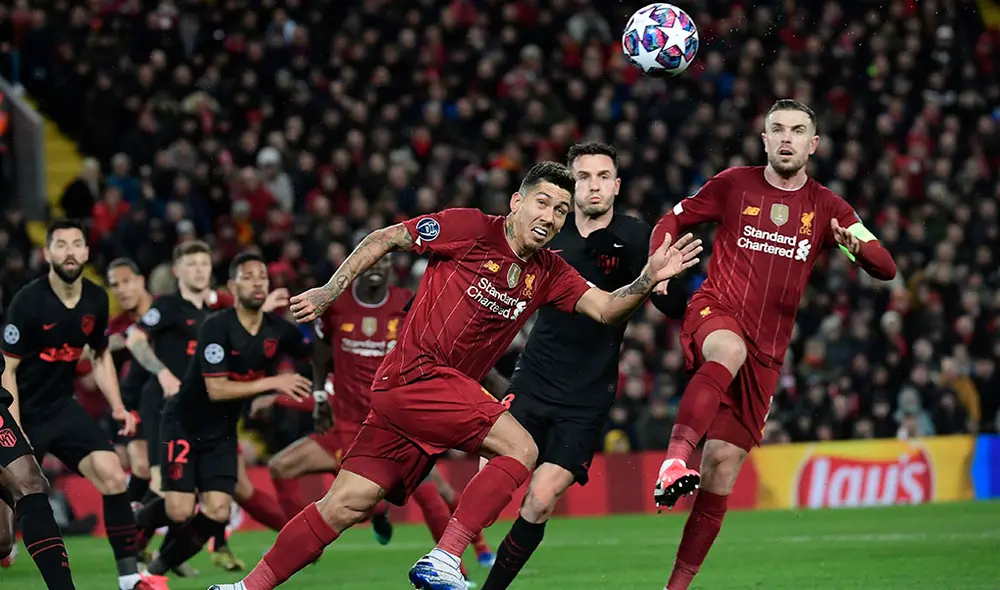 Atlético de Madrid vs. Liverpool, por los octavos de final de la Champions League. Foto: AFP. Atlético de Madrid vs. Liverpool, por los octavos de final de la Champions League. Foto: AFP.