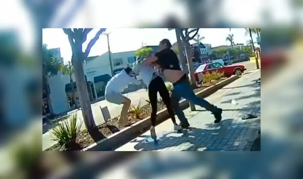 La mujer arrojó café hirviendo a hombre tras recriminarle sobre el peligro de contagio de coronavirus al no portar una mascarilla. Foto: Captura La mujer arrojó café hirviendo a hombre tras recriminarle sobre el peligro de contagio de coronavirus al no portar una mascarilla. Foto: Captura