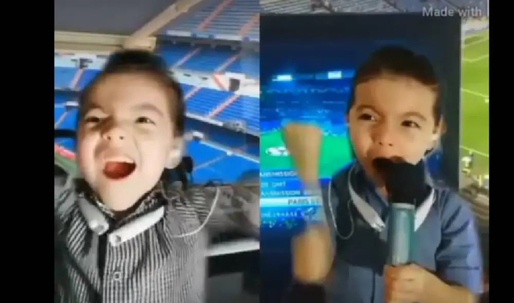 La pequeña fanática del fútbol imitó el relato de la final de Libertadores. Foto: Facebook/TikTok/@francesamiranda