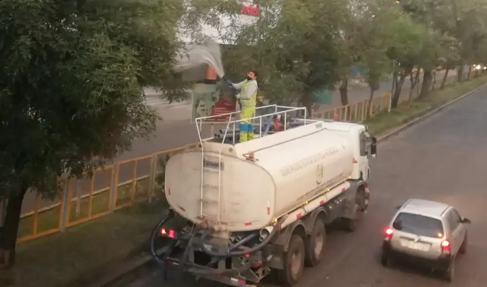 Acción se replicará en otras avenidas principales del distrito. Foto: Municipalidad de Cayma
