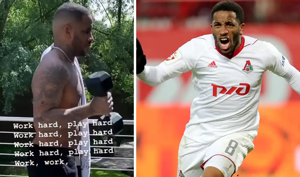 Jefferson Farfán se prepara para regresar al campo con Lokomotiv de Moscú. | Foto: instagram de Jefferson Farfán/Lokomotiv