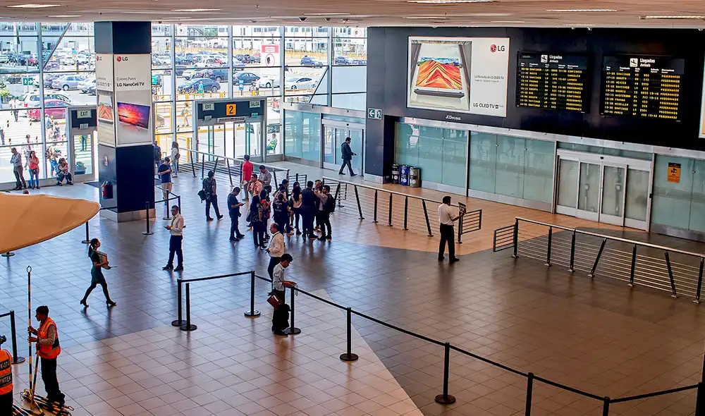 Aeropuerto Internacional Jorge Chávez. Foto: EFE