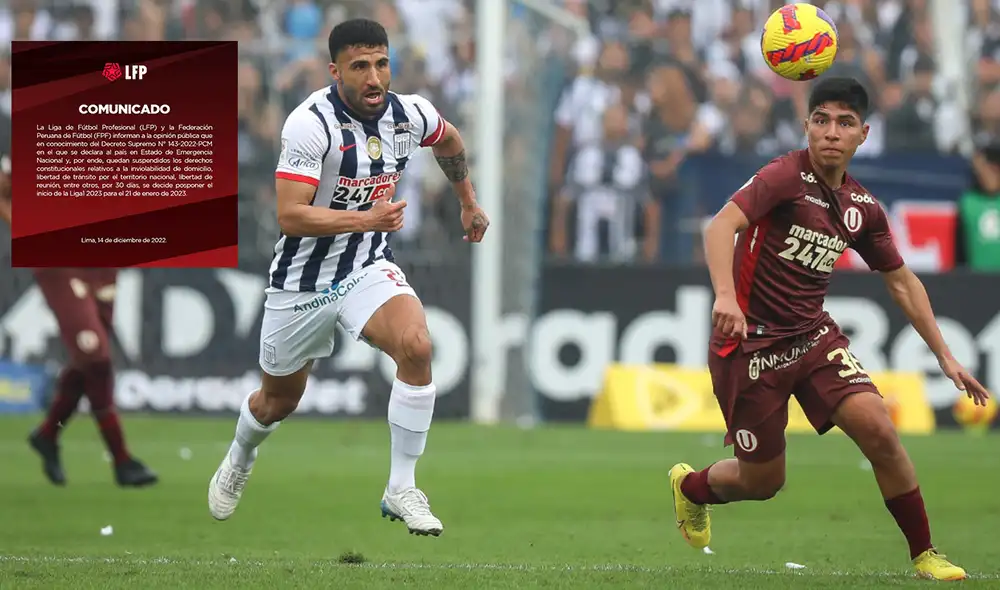 La organización del torneo anunció el aplazamiento del inicio para la Liga 1 2023. Foto: composición/GLR/Liga de Fútbol Profesional